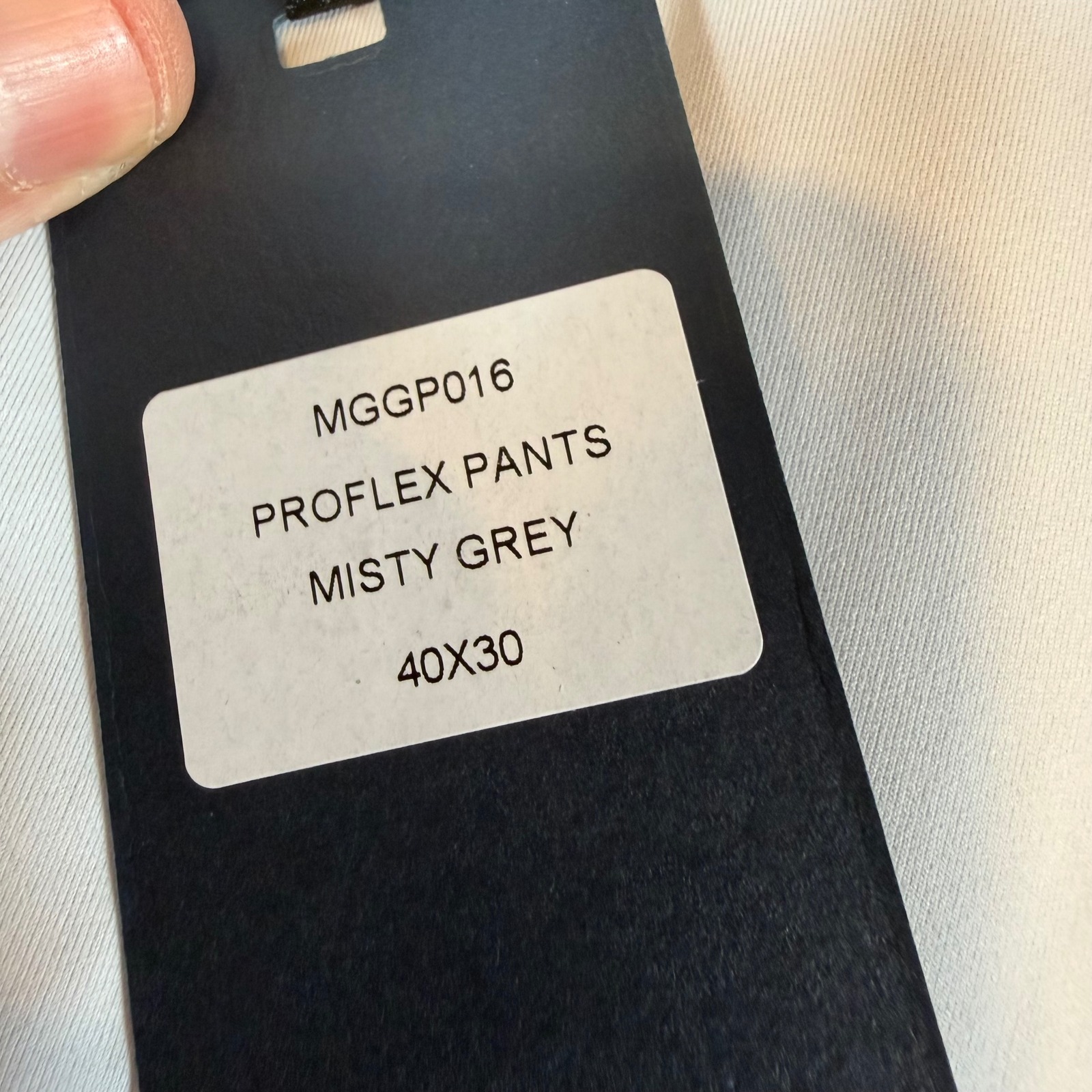 Maelreg Proflex Performance Pants Mens 40x30 Misty Grey Golf Stretch Upf 30+ Nwt — image 3 of 8